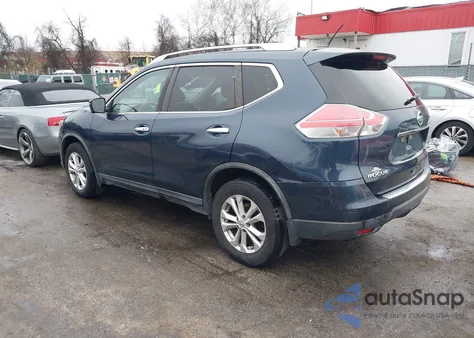2016 Nissan Rogue Sv из США, поврежденный, VIN KNMAT2MV0GP647898
